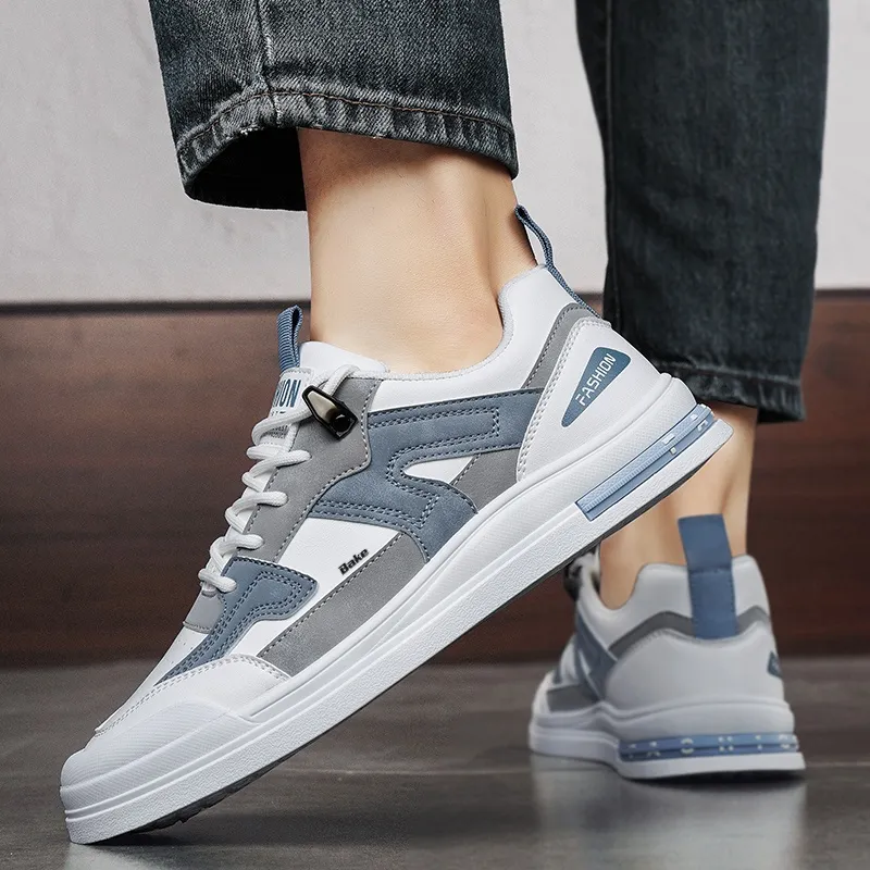 BAKE Anti Slip Wear Resistant Low Top Skateboard Shoes Men's-3