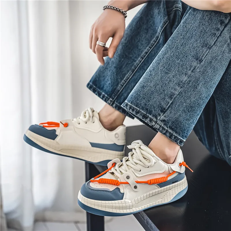 BAKE Anti Slip Wear Resistant Low Top Casual Shoes Men's-3