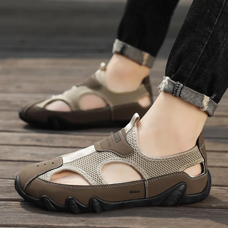 BAKE Anti Slip Wear Resistant Low Top Casual Shoes Men's-10