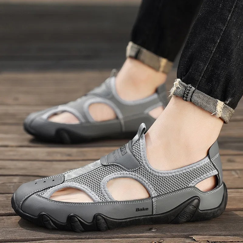 BAKE Anti Slip Wear Resistant Low Top Casual Shoes Men's-7