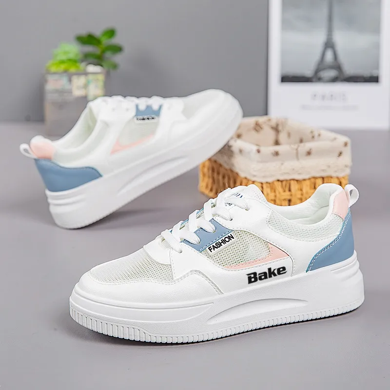 BAKE Slip Resistant, Breathable, Lightweight Low Top Skateboard Shoes Women's-7