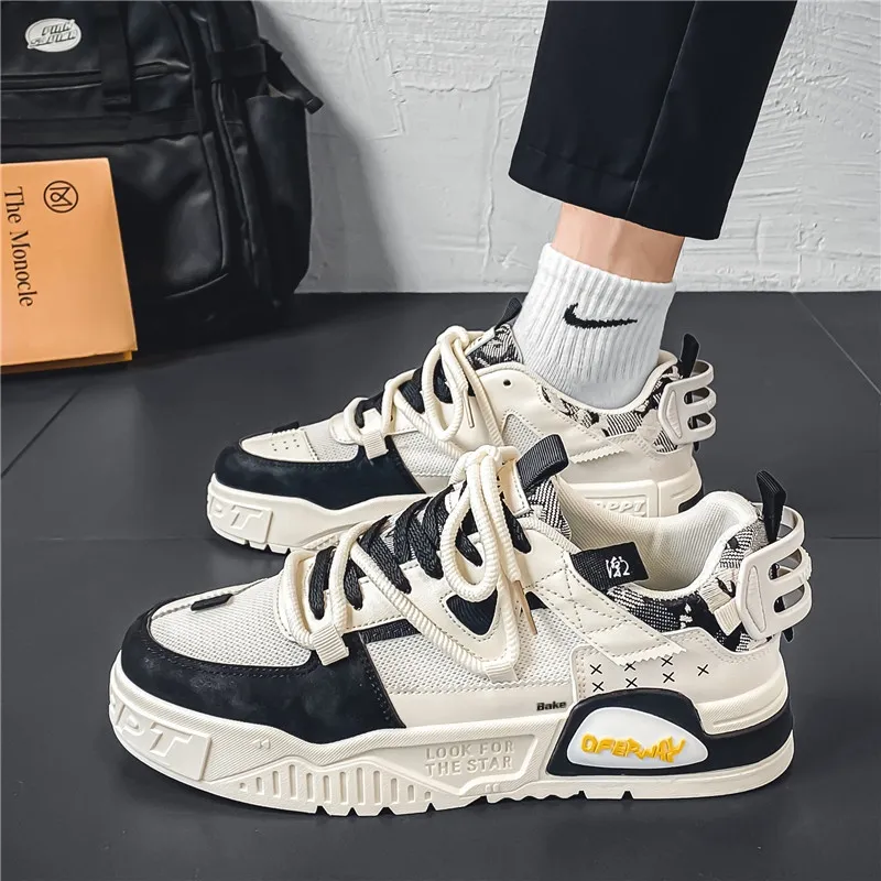 BAKE Anti Slip Wear Resistant Low Top Skateboard Shoes Men's-9