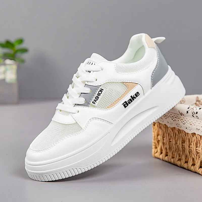 BAKE Slip Resistant, Breathable, Lightweight Low Top Skateboard Shoes Women's-1