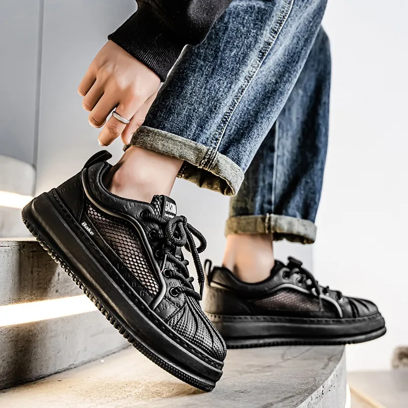 BAKE Slip Resistant And Breathable Low Top Skateboard Shoes Men's-7