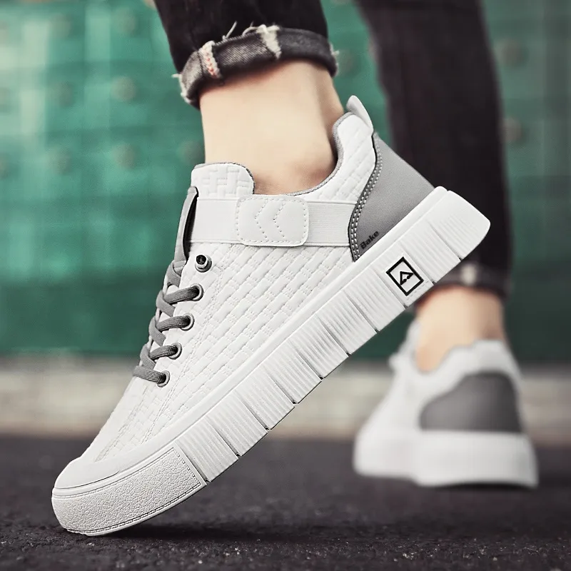 BAKE Anti Slip Wear Resistant Low Top Skateboard Shoes Men's-13