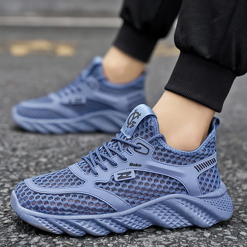 BAKE Slip Resistant, Abrasion Resistant, Breathable Low Top Casual Shoes Men's-3