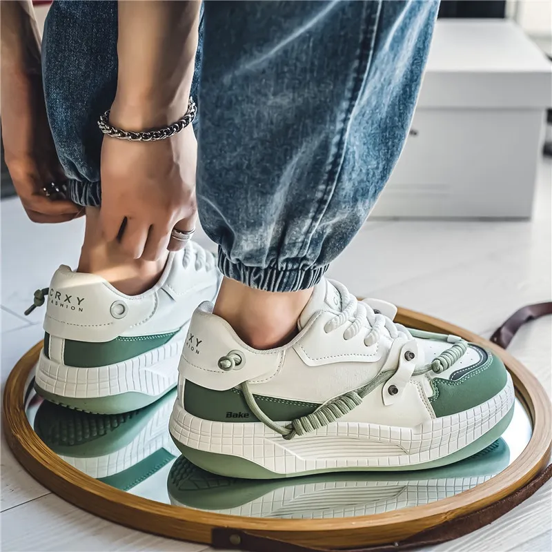 BAKE Anti Slip Wear Resistant Low Top Casual Shoes Men's-14