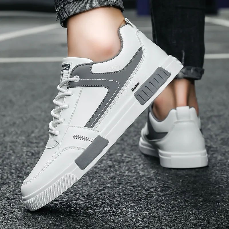 BAKE Anti Slip Wear Resistant Low Top Skateboard Shoes Men's-3