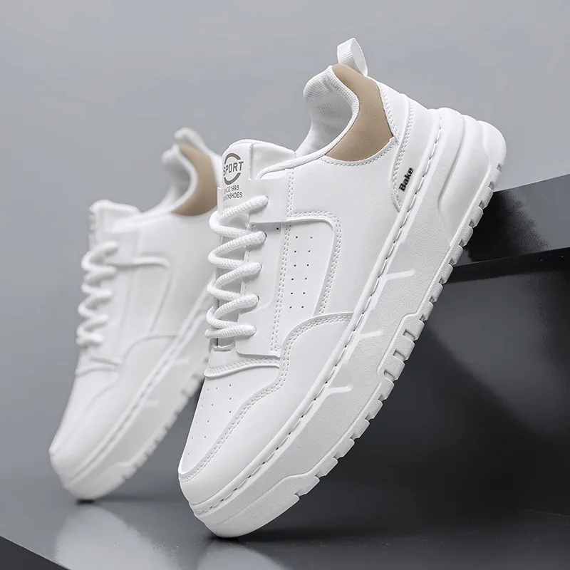 BAKE Anti Slip Wear Resistant Low Top Skateboard Shoes Men's-2