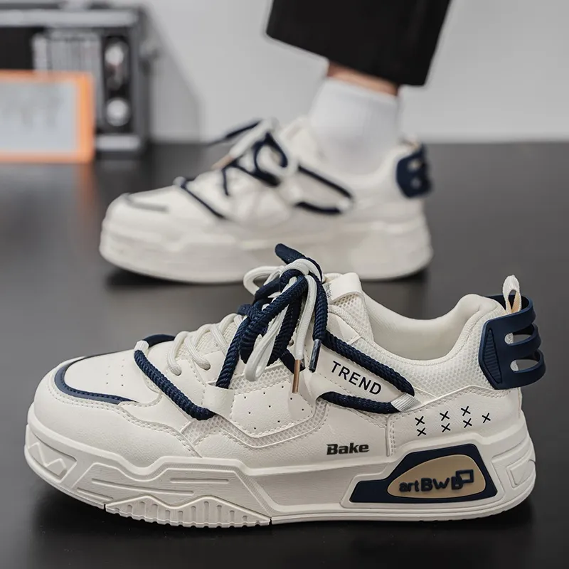 BAKE Slip Resistant Shock Absorbers Low Top Skateboard Shoes Men's-2