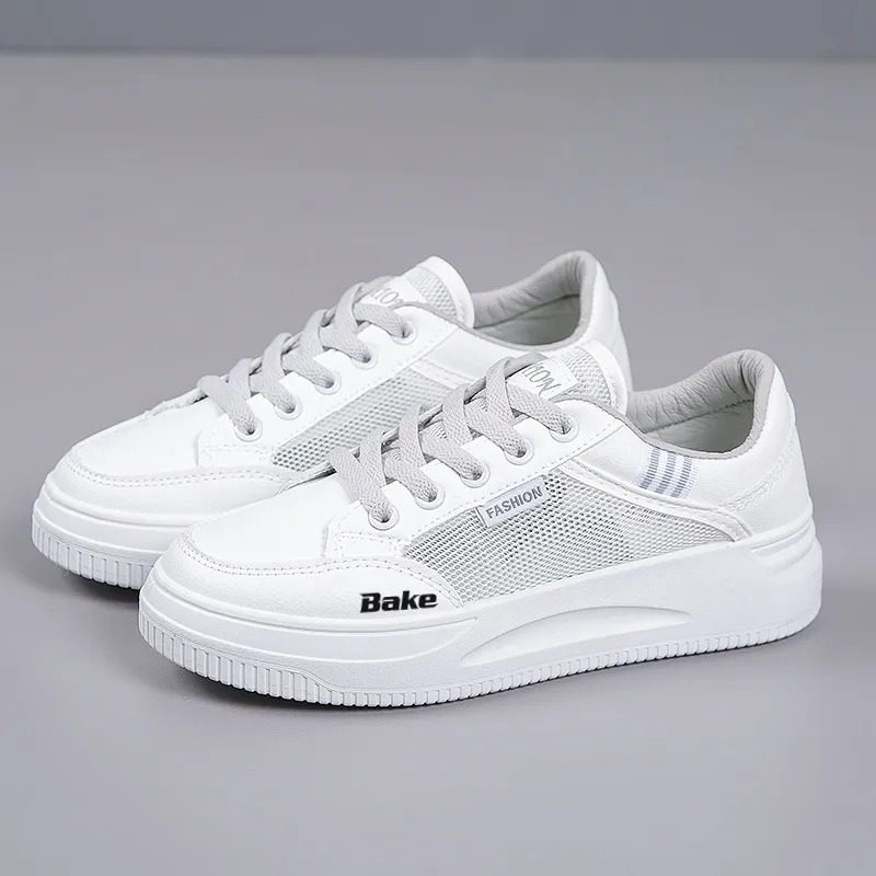 BAKE Slip Resistant, Abrasion Resistant, Breathable Low Top Skateboard Shoes Women's-6