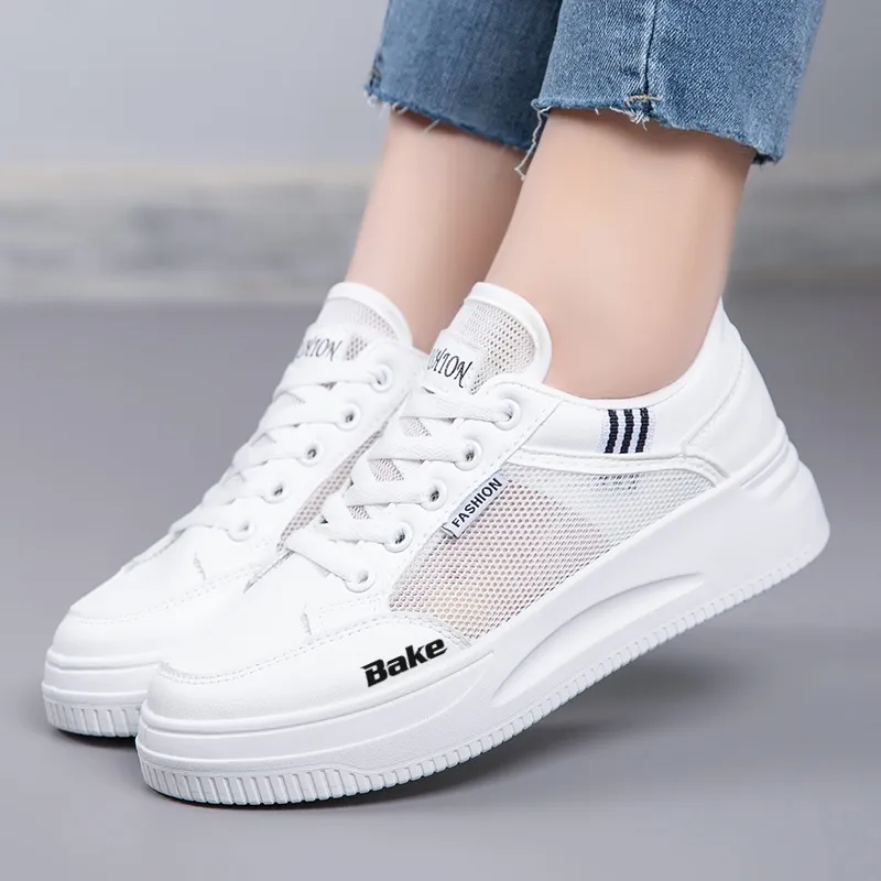 BAKE Slip Resistant, Abrasion Resistant, Breathable Low Top Skateboard Shoes Women's-3