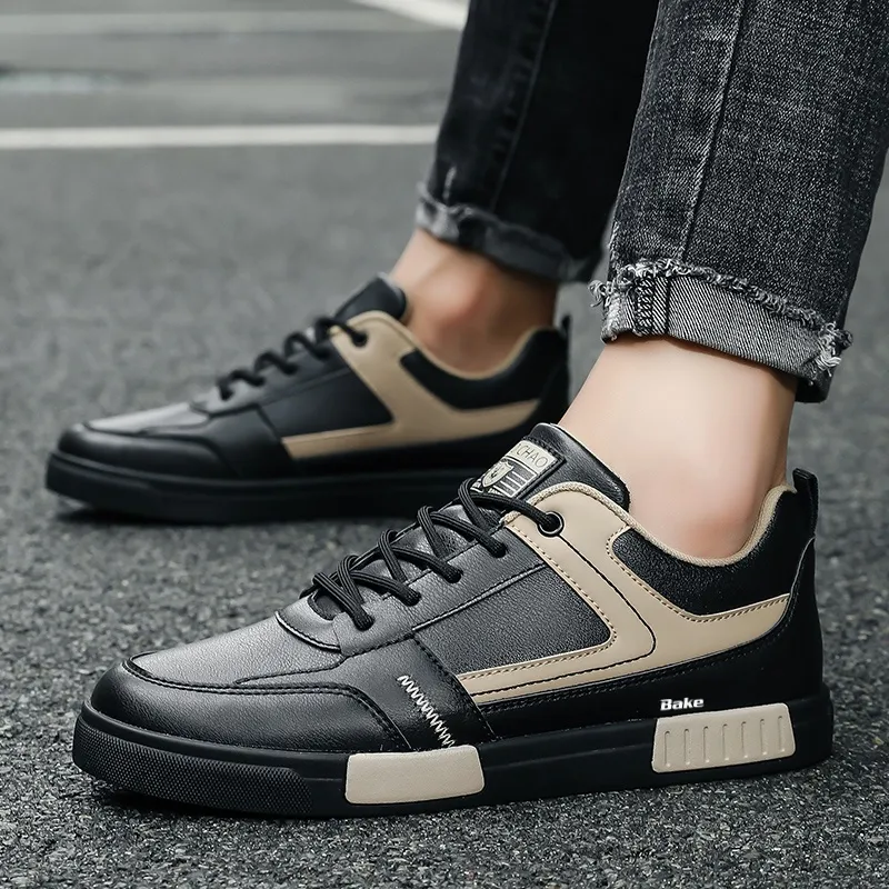 BAKE Anti Slip Wear Resistant Low Top Skateboard Shoes Men's-12