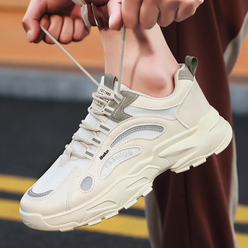 BAKE Slip Resistant And Breathable Low Top Casual Shoes Men's-3