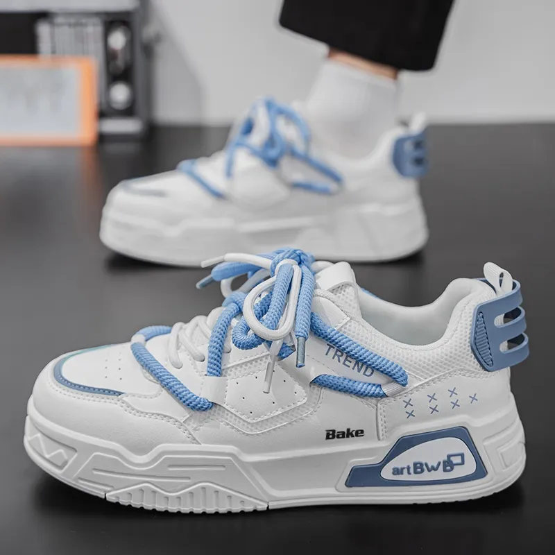 BAKE Slip Resistant Shock Absorbers Low Top Skateboard Shoes Men's-7