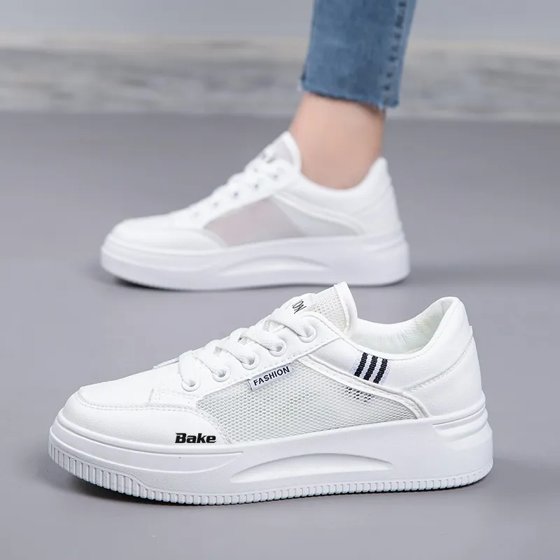 BAKE Slip Resistant, Abrasion Resistant, Breathable Low Top Skateboard Shoes Women's-4