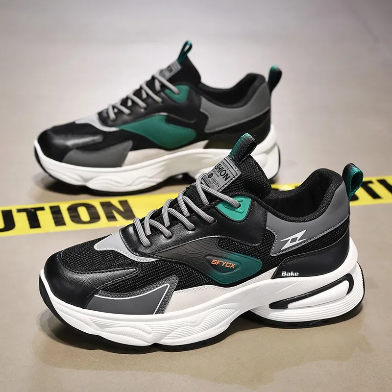 BAKE Slip Resistant Breathable Cushioning Low Top Casual Shoes Men's-1