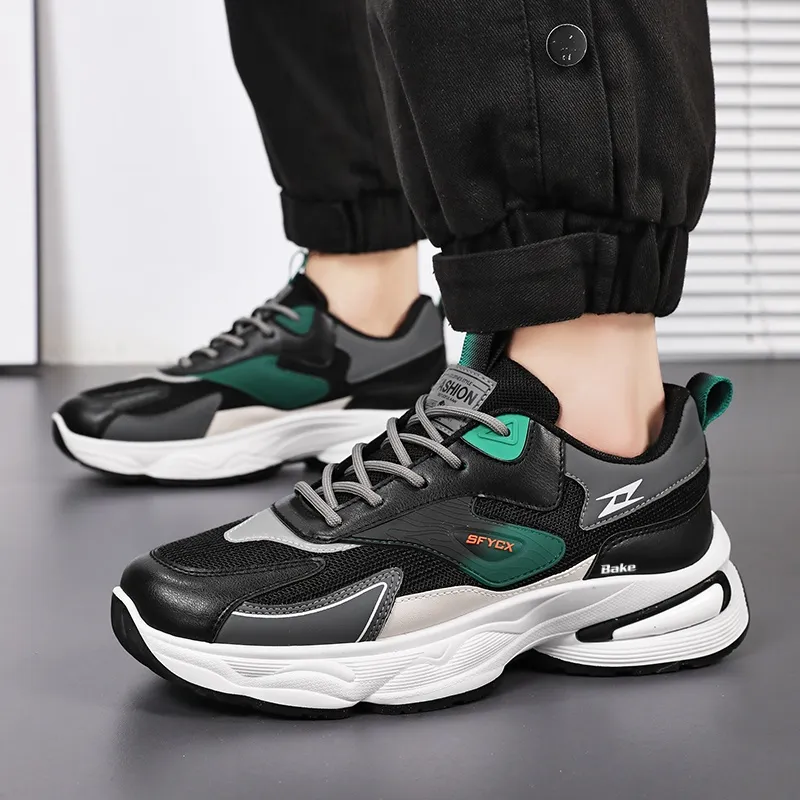 BAKE Slip Resistant Breathable Cushioning Low Top Casual Shoes Men's-2