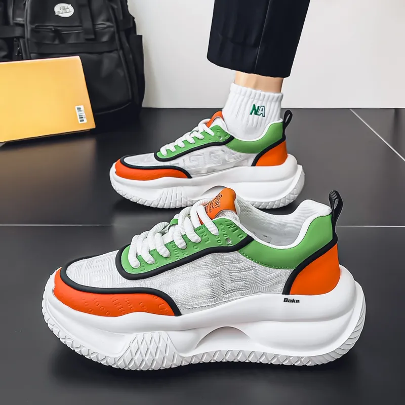 BAKE Anti Slip Wear Resistant Low Top Casual Shoes Men's-13