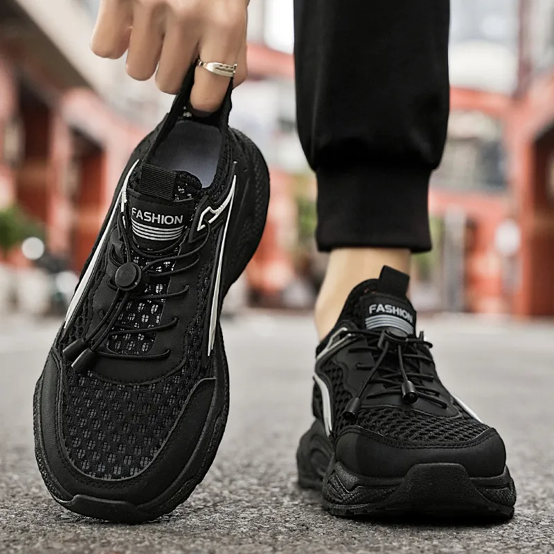 BAKE Slip Resistant, Abrasion Resistant, Breathable Low Top Casual Shoes Men's-2