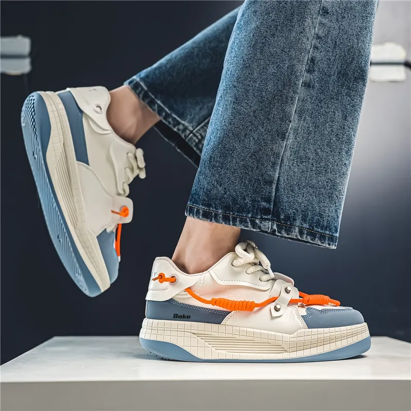 BAKE Anti Slip Wear Resistant Low Top Casual Shoes Men's-1