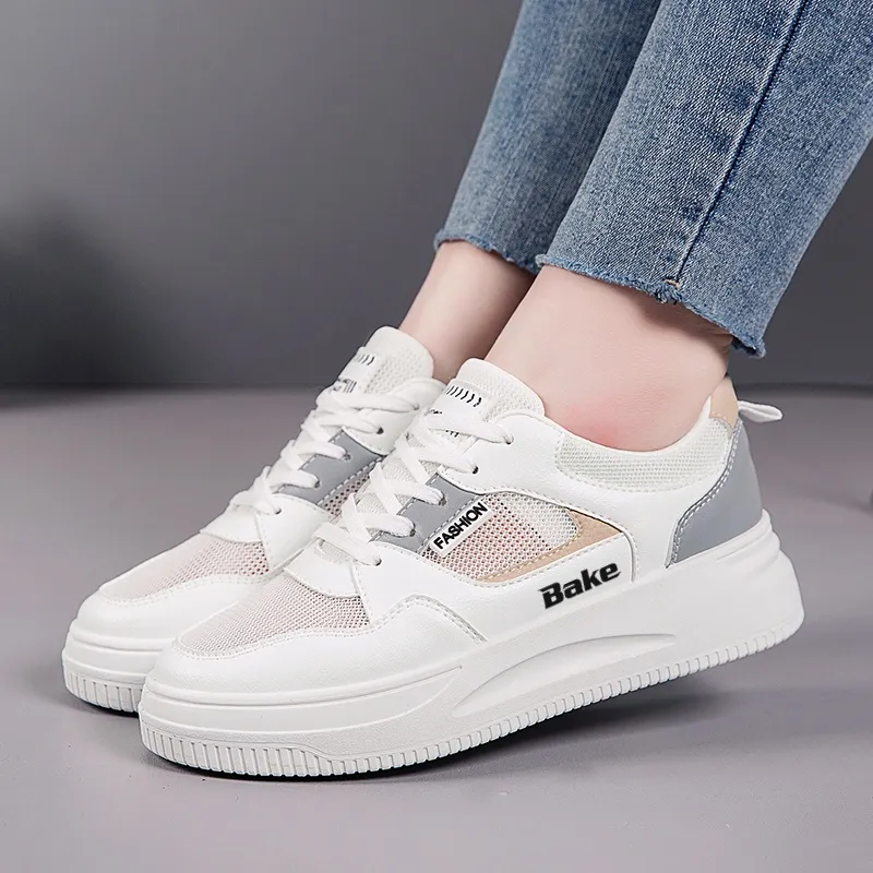 BAKE Slip Resistant, Breathable, Lightweight Low Top Skateboard Shoes Women's-4