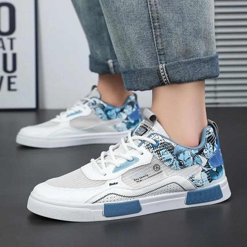 BAKE Slip Resistant And Breathable Low Top Skateboard Shoes Men's-7