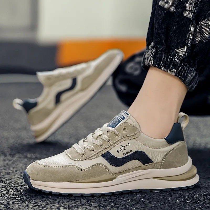 BAKE Anti Slip Wear Resistant Low Top Casual Shoes Men's-2