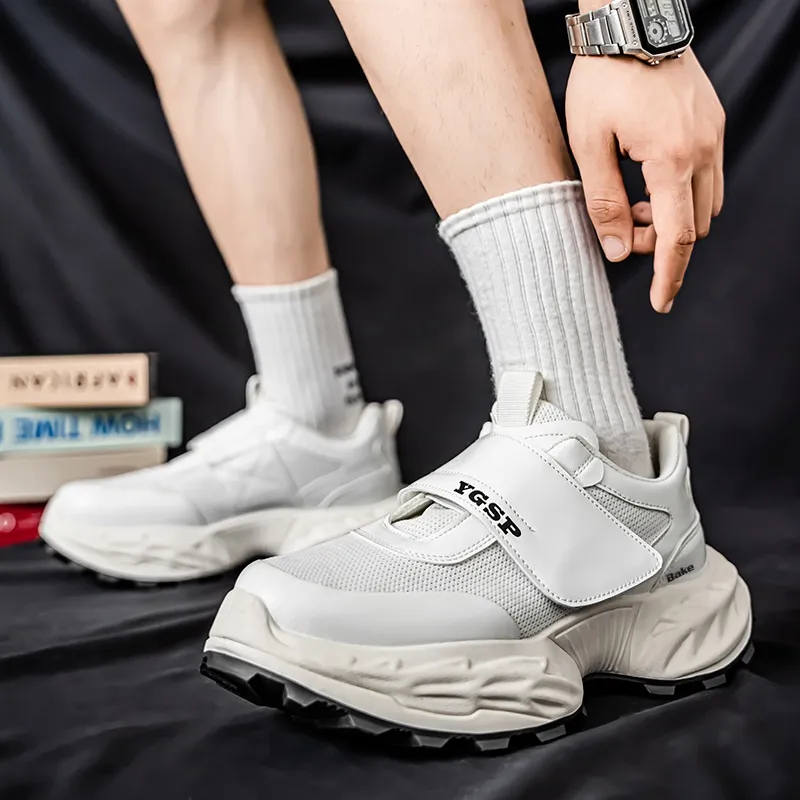 BAKE Slip Resistant, Abrasion Resistant, Breathable Low Top Casual Shoes Men's-1