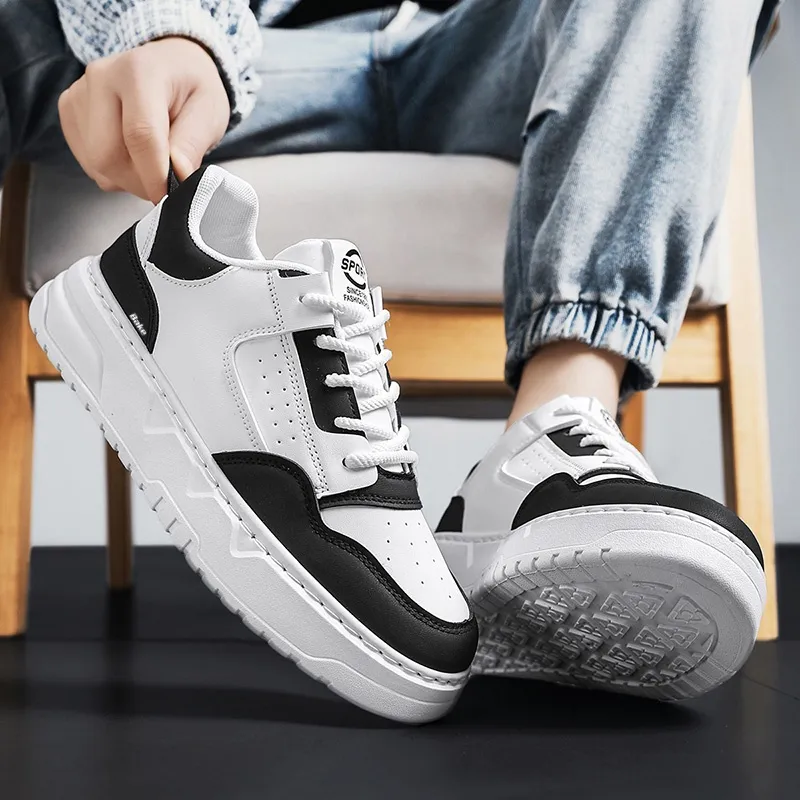 BAKE Anti Slip Wear Resistant Low Top Skateboard Shoes Men's-8