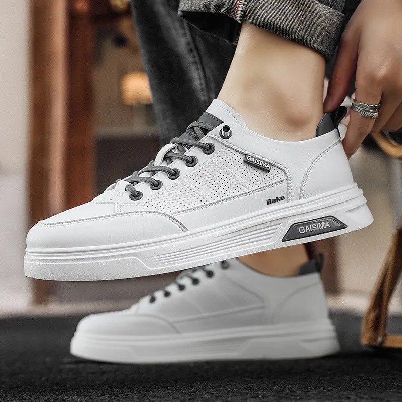 BAKE Slip Resistant And Breathable Low Top Skateboard Shoes Men's-7