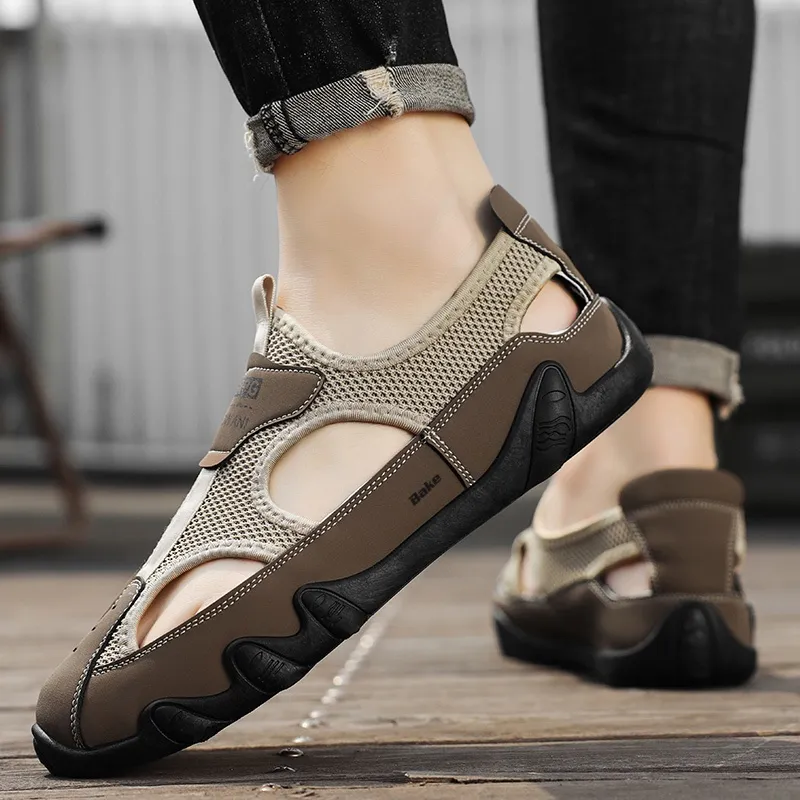 BAKE Anti Slip Wear Resistant Low Top Casual Shoes Men's-13