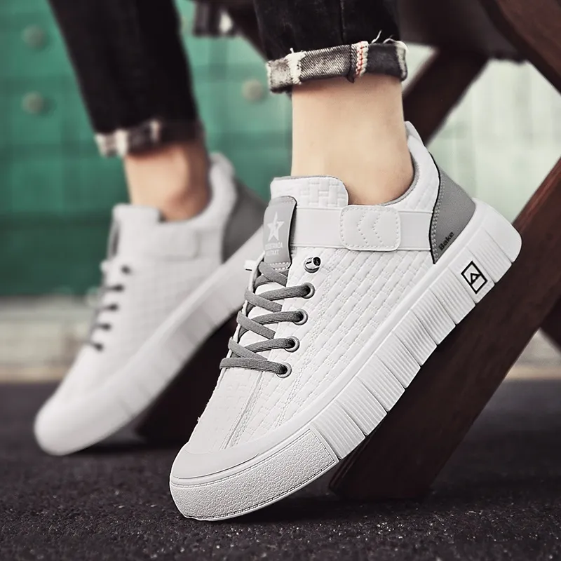 BAKE Anti Slip Wear Resistant Low Top Skateboard Shoes Men's-14