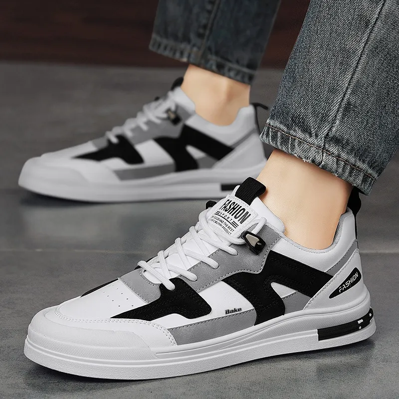 BAKE Anti Slip Wear Resistant Low Top Skateboard Shoes Men's-9