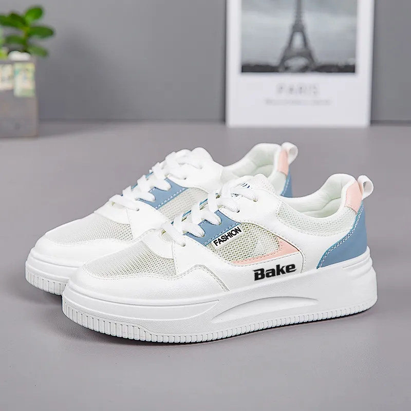 BAKE Slip Resistant, Breathable, Lightweight Low Top Skateboard Shoes Women's-6