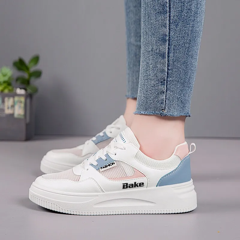 BAKE Slip Resistant, Breathable, Lightweight Low Top Skateboard Shoes Women's-9
