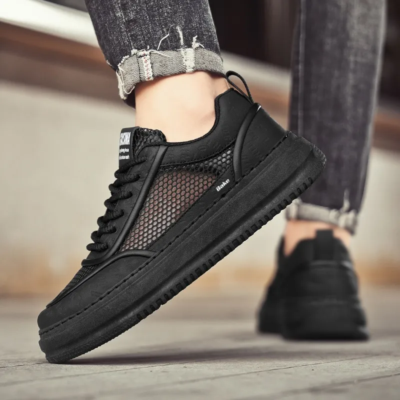 BAKE Slip Resistant And Breathable Low Top Skateboard Shoes Men's-8