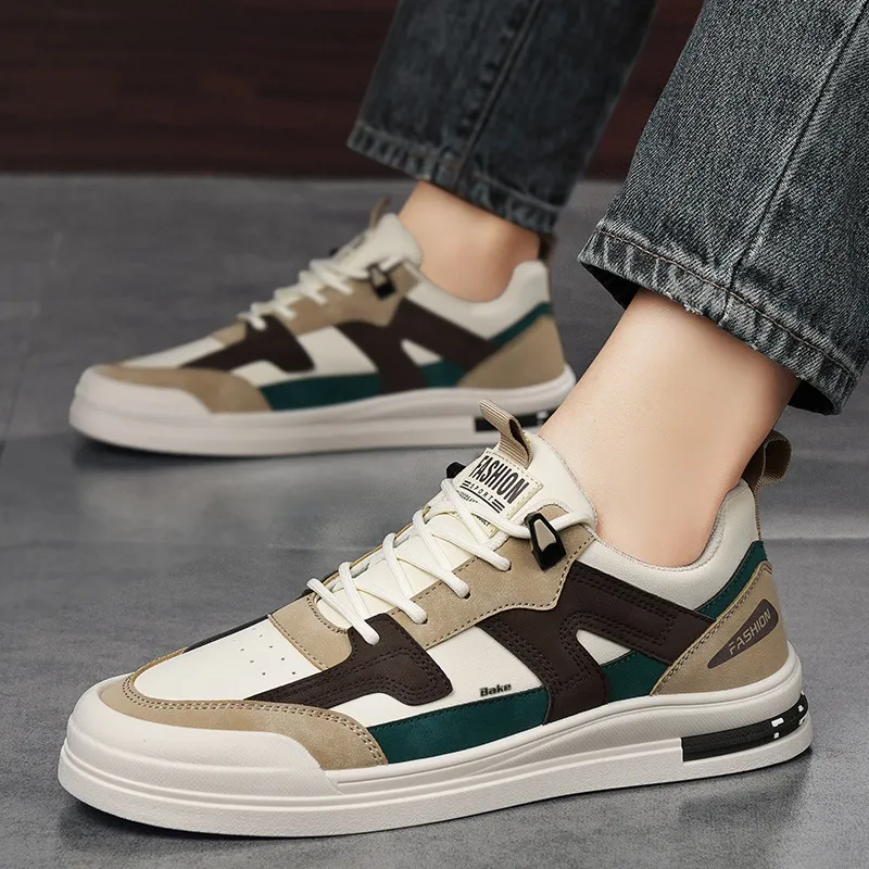 BAKE Anti Slip Wear Resistant Low Top Skateboard Shoes Men's-13