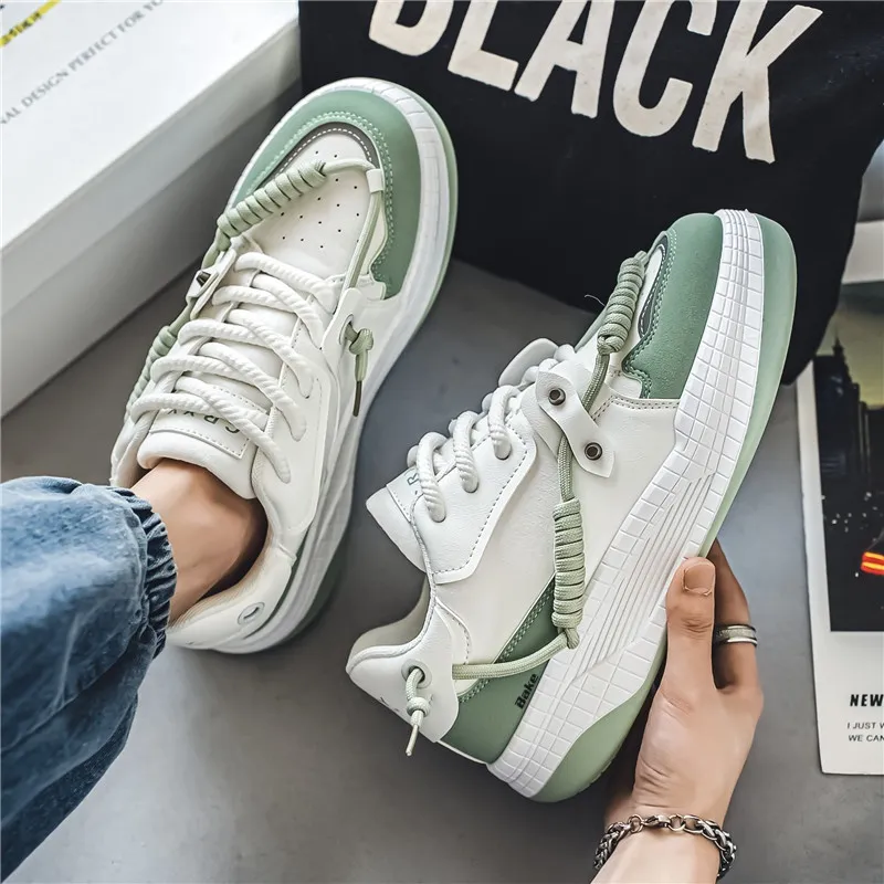 BAKE Anti Slip Wear Resistant Low Top Casual Shoes Men's-12