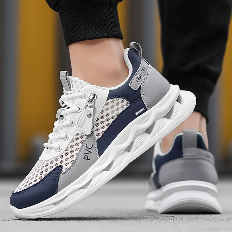 BAKE Breathable Cushioning Low Top Casual Shoes Men's-4