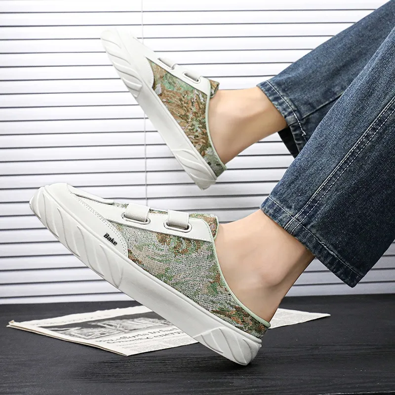 BAKE Odor Resistant Slip Resistant Closed Toe Slippers Men's-7