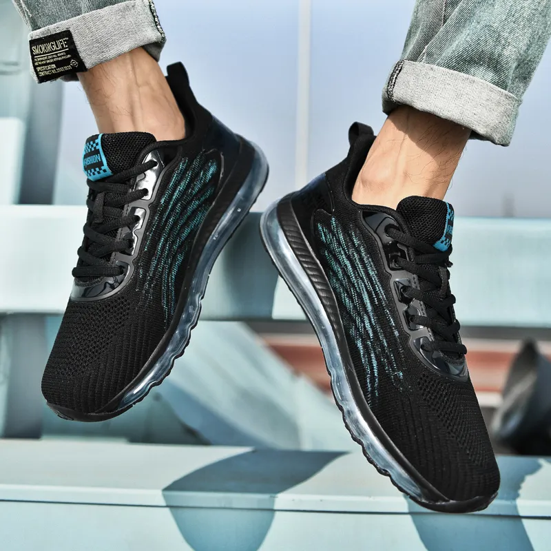 BAKE Lightweight Rebound Low Top Casual Physical Fitness Test, Physical Exam, City Commute Running Shoes Men's-3