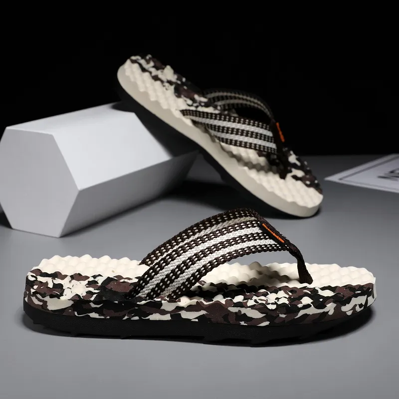 BAKE Odor Resistant Slip Resistant Flip Flops Unisex-30
