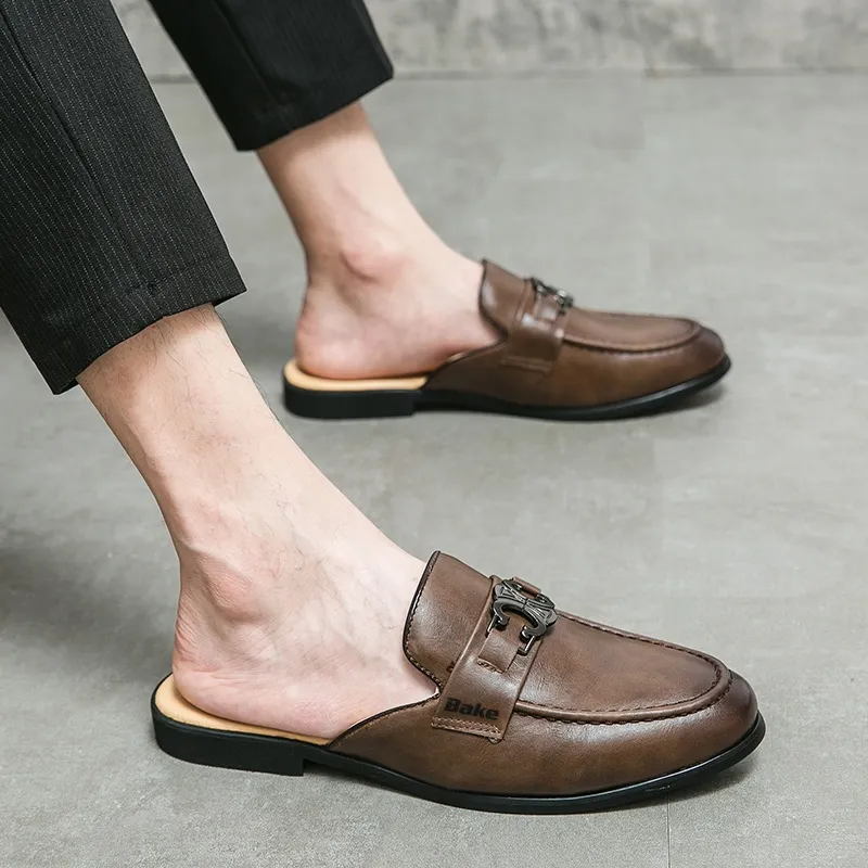 BAKE Stitching Odor Resistant Slip Resistant Closed Toe Slippers Men's-6