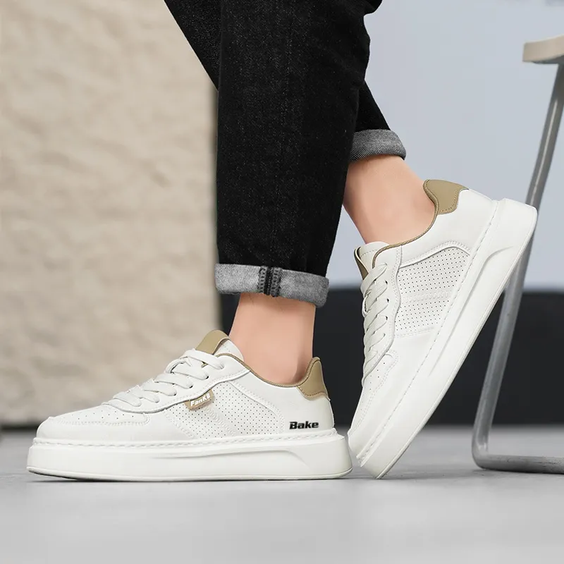 BAKE Breathable, Slip Resistant, And Abrasion Resistant Low Top Skateboard Shoes Men's-9