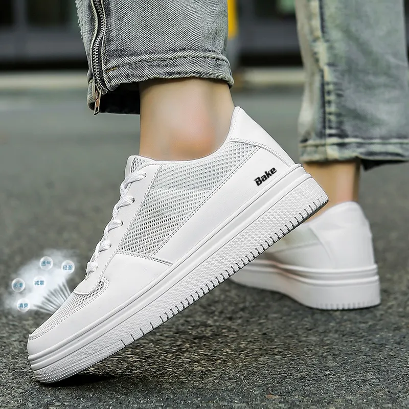 BAKE Slip Resistant And Breathable Low Top Skateboard Shoes Men's-1