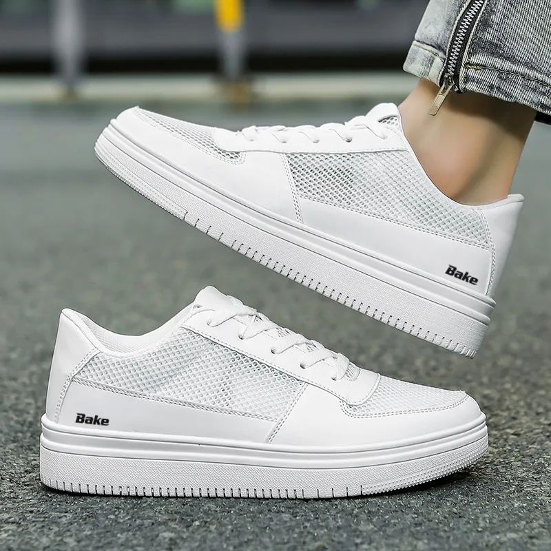 BAKE Slip Resistant And Breathable Low Top Skateboard Shoes Men's-2