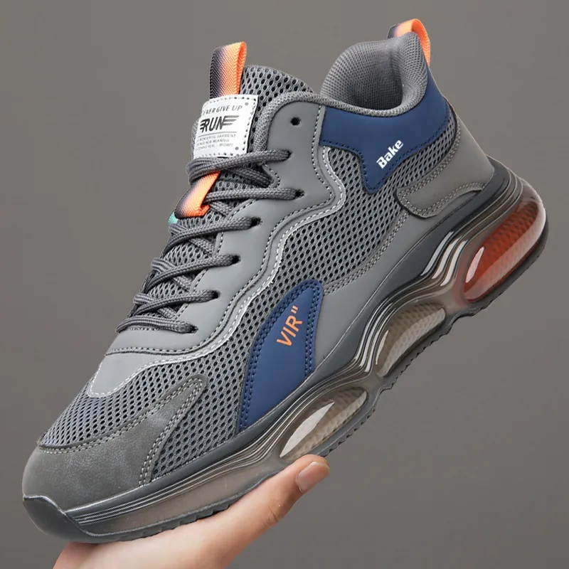 BAKE Breathable And Slip Resistant Low Top Casual Training Physical Fitness Test Physical Exam Running Shoes Men's-4