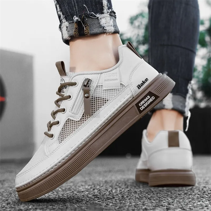 BAKE Slip Resistant, Abrasion Resistant, Breathable Low Top Skateboard Shoes Men's-12