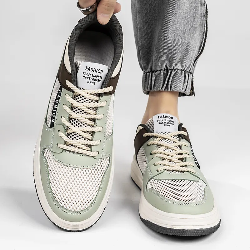 BAKE Lightweight, Breathable, And Abrasion Resistant Low Top Skateboard Shoes Men's-3